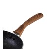 IMUSA USA Woodlook 8" Black Stone Fry Pan Handle and