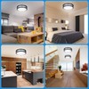 48W Dimmable LED Ceiling Light Fixture, 13.2in Flush Mount Light