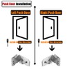 JQK Door Hasp Latch 90 Degree, Stainless Steel Safety Angle