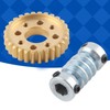 Worm Speed Reducer 28:1 Reduction Ratio Motor Internal Drive Accessories