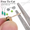 SOIMISS 50pcs Earring Post Sleeves Earring Sleeves for Sensitive Ears