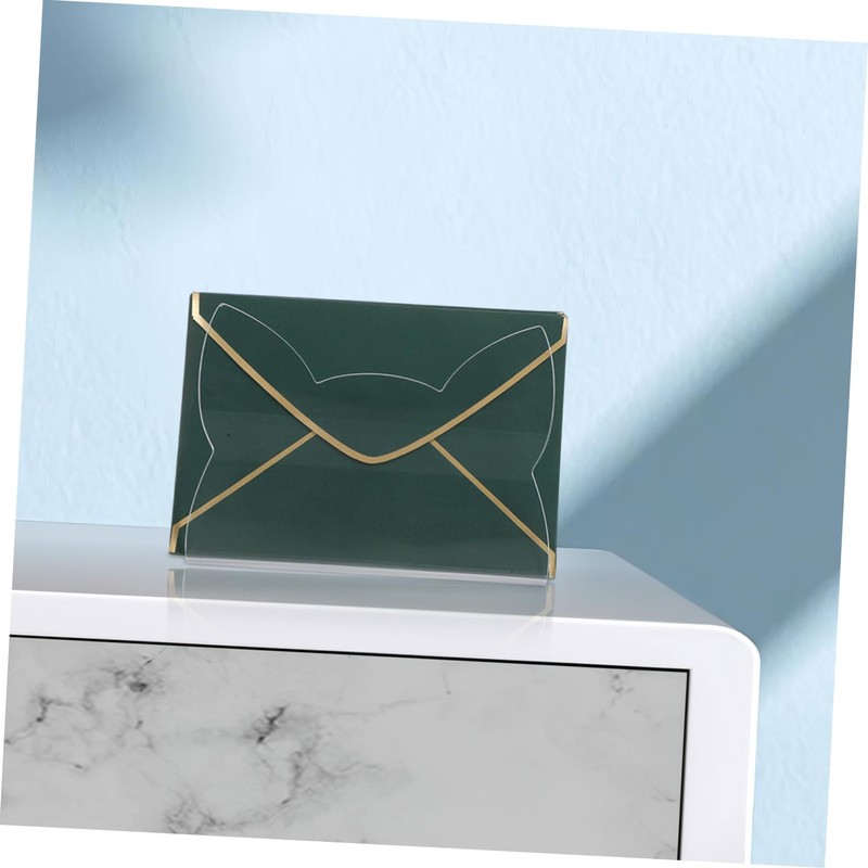 Operitacx Efficient Acrylic Cat Shape Letter Holder Mail Organizer Desk