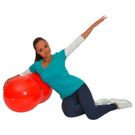 Gymnic LP8801 Physio Roll, 40, Red, Made in Italy