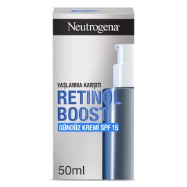neutrogena retinol boost yaşlanma karşıtı gündüz kremi spf 15 50ml