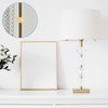 PATIKIL Lamp Solid Brass Neck, 2 Pcs Turned Brass Spindle