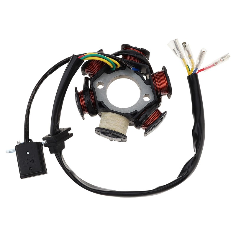 Windance 9PCS Complete 6-Coil 5-Wire CDI Electrics Kit with Solenoid