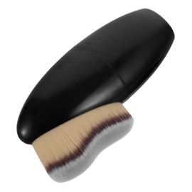 Mikinona Face Powder Makeup Brush 1 Piece Soft Synthetic Bristles Application Tool for Women for Liquid and Cream Foundations Travel Size Makeup Brush