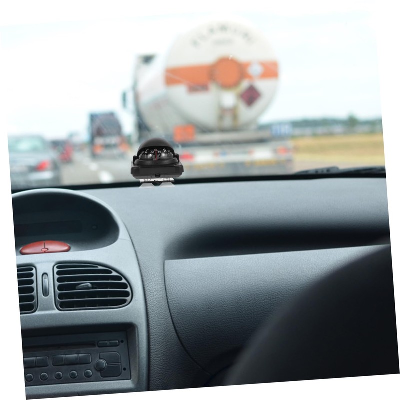 CHILDWEET Car Dashboard Compass Ball Compass for Accurate Navigation Durable