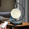 DuliCube Levitating Moon Lamp with Cool Bluetooth Speaker and 3D-Printed