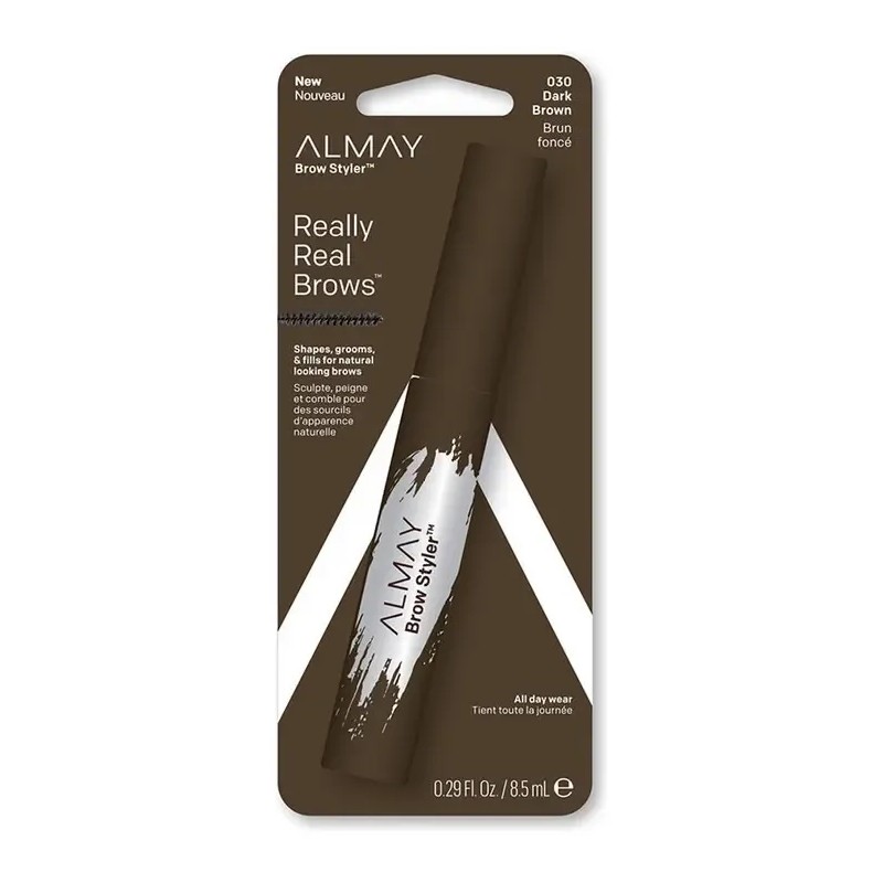 Mascara Para Cejas Almay Dark Brown 8.5 mL Definición Natural