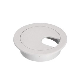 uxcell Cable Hole Cover, 1-3/8" Plastic Desk Wire Cord Cable Grommets Hole Cover for Office PC Desk Cable Cord Organizer, 5Pcs Gray