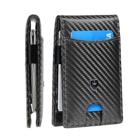 Tipmile Money Clip Wallet for Men RFID Blocking Minimalist Slim Wallets Bifold Front Pocket Wallet with Gift Box