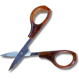 PARENCE - Set of 2 small precision nail scissors 9 cm - stainless steel, precise and durable cut, ergonomic - 2 pieces