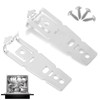2pcs WD01X27759 Dishwasher Countertop Mounting Bracket with Screws, Adjustable Under