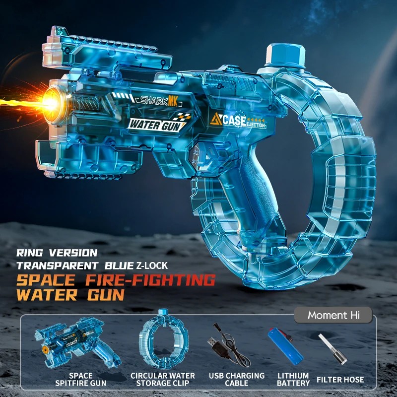 Electric Water Gun for Summer Outdoor Play – Automatic Water