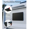 Adabuli Black Metal Mounting Plate for Magnetic Wireless Backup Camera