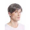 Wig Me Up – GFW994 44 Men's Wig Short kurzhaarig Crown Fashionable Grey Dark