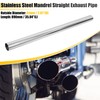 X AUTOHAUX Straight 2" OD 35" Length DIY Custom Mandrel