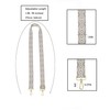 LoZoDo Purse Strap Gold Hardware Crossbody Straps for Purses Wide