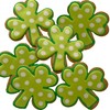 Shamrock Cookies- 6 Decorated Shortbread St Patricks Day Individually Wrapped