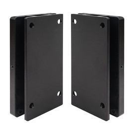 Sound Town 2-Pack Universal Speaker Wall Mount Brackets, 4.25" x 2" Mounting Template, Black (CWB-1-PAIR)