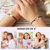 Ptenzor Mom & Daughter Matching Bracelets And Matching Heart Necklace