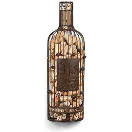 Epic Products Cork Cage Wine Bottle Wall Unit, 20-Inch