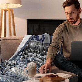 Peliny Chrid Gifts for Dad - Dad Birthday Gift Blanket - Fathers Day Dad Gifts from Daughter - Birthday Gifts for Dad - Best Dad Ever Gifts -Gifts for Dad Who Wants Nothing -Father Gifts Throw 60"X50"