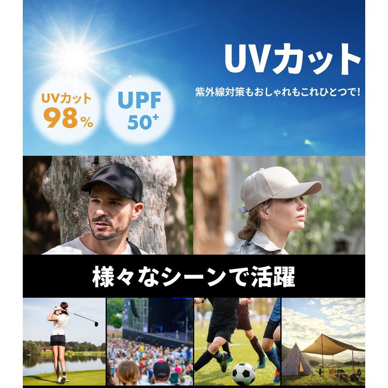 STREAM Deep Cap, Fitted Cap, UV Protection, Polyester, Men's, Women's,