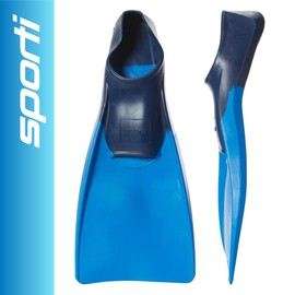 Sporti Essential Floating Swim Fins (Color) - M 8-9 / W 9-10 (BlueNavy)