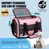 Cat Carrying Case Pet Dog Carrier Soft-Sided Cat Bag Airline