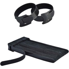 JBWKWELM 50PC Cable Ties Reusable - Cable Straps Multi-Purpose Tie Wraps Fastening Straps Used for Headphones Phones 1