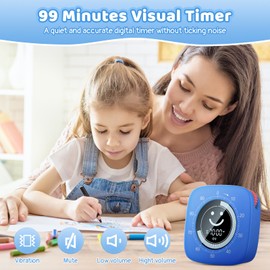 Dawntress Visual Timer for Kids - 100 Minute Digital Countdown Timer Home Edition - for Homeschool Supplies Study Tool, Timer for Kids and Adults Desk, Office Desk and Meetings