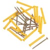 4 x 60mm Countersunk Screws and Wall Raw Plugs for