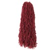 Niseyo Faux Locs Crochet Hair 18 Inch Soft locs, 6