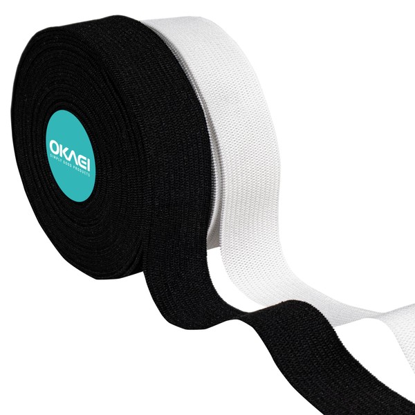 Okaei 10 Metre Perforated Elastic - Buttonhole Elastic Smooth Band