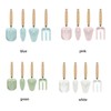 4pcs Garden Shovel Multipurpose Efficient Cartoon Wood Handle Digging Shovel