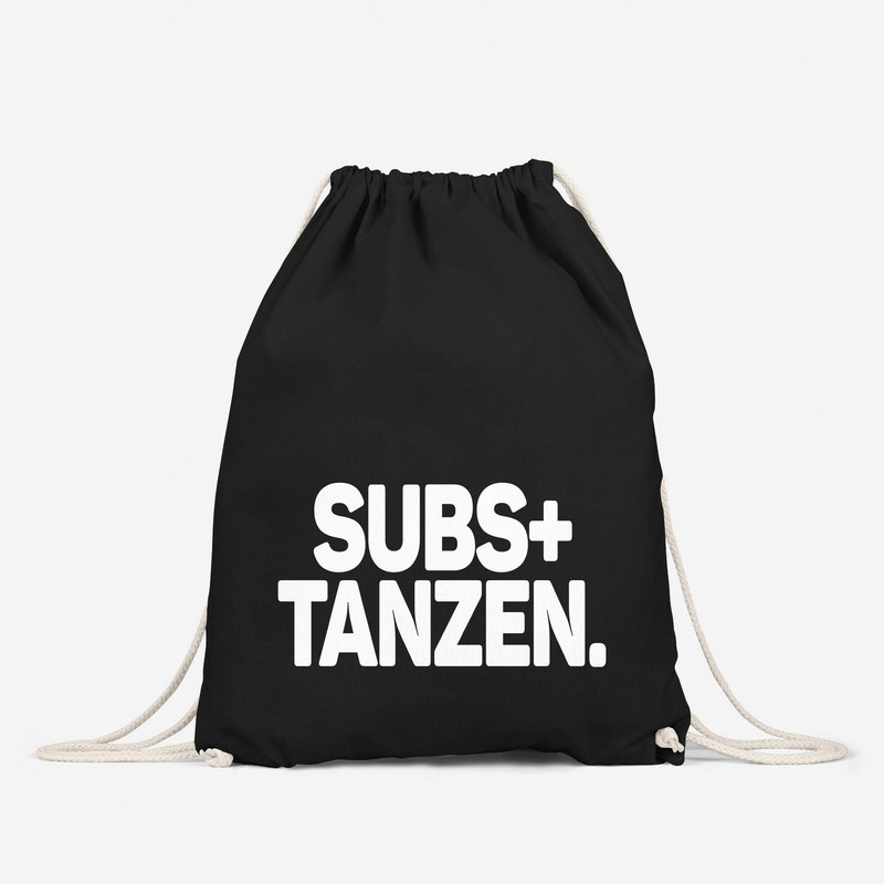 MoonWorks Gym Bag with Saying Festival Bag Gym Bag, subs+dance