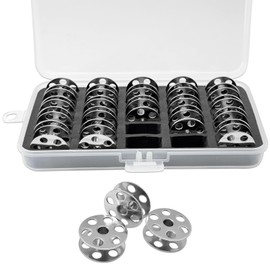 ZhXu Shuo 25 PCS/Box Bobbins with Storage Case Fits for Juki Model LU-1508N, LU-1560N, LU-563