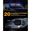 HLauto 6Z4J Emergency Dash Strobe Lights: 2x16.8 inch Blue Amber
