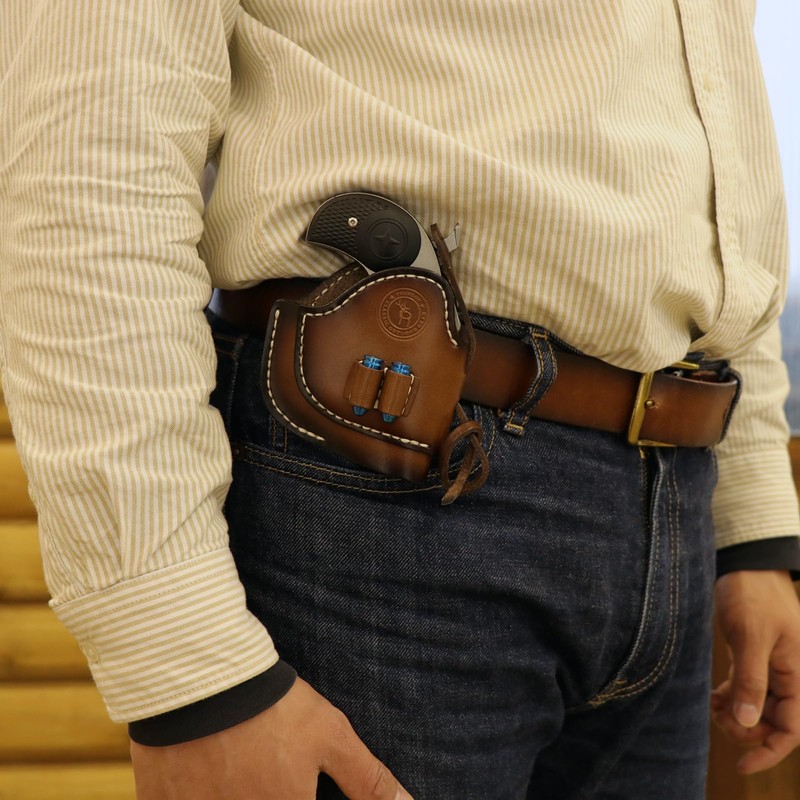 TOURBON Holster, Handgun, Waist, Airsoft Leather, Tactical Holster