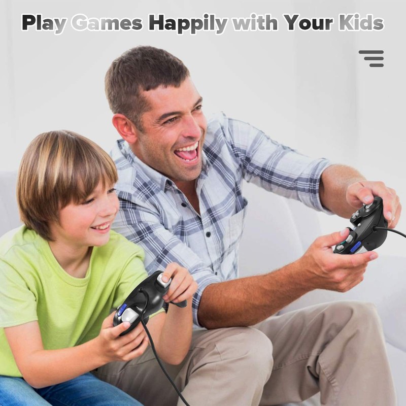 VOYEE GC Controller, Compatible with Wired USB Gamecube Controller for