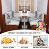 CRFATOP 2 Sets RV Dinette Cushion Covers Printed Camper Cushion
