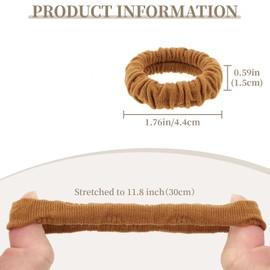 ZOUIQSS 10 Stück Haargummis, haarschonende Gummibänder, Haarschmuck, Scrunchies, nahtlos, für Damen (Style 8)