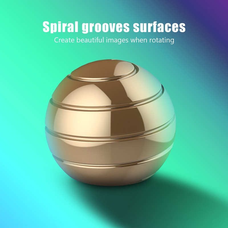 45mm Diameter Gyroscope Ball Alloy Rotating Anxiety Relief Fingertip Decompression