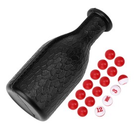 SPYMINNPOO Billiard Shaker Bottle Snooker Pool Shaker Billiard Pool Shaker Bottle with 16 Numbered Tally Balls Pool Dice Box Billiard Accessories (Black), SPYMINNPOOzgsh4tb6nw-11