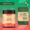 Vitamina B3 Niacina y Ajo. Con 120 capsulas de 500mg