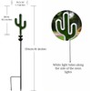 SunKite Cactus Solar Stake Lights Outdoor,Waterproof Solar Neon Lights for
