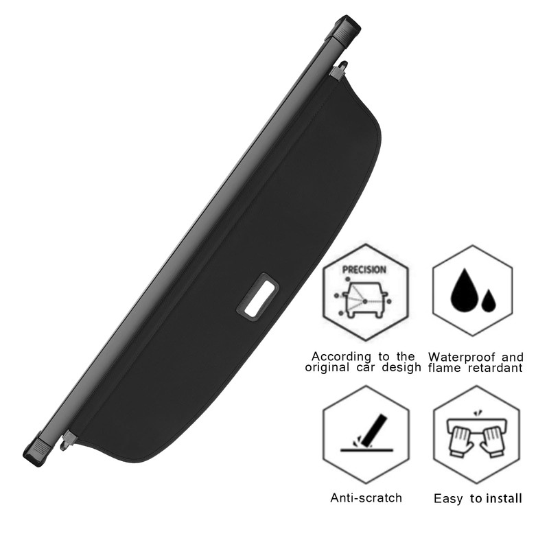 Vinomkii Cargo Cover Retractable Fit for VW Volkswagen Tiguan 2018