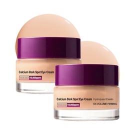 Calcium Dark Spot Eye Cream for Dark Circles and Puffiness, Under Eye Cream for Wrinkles, Fine Lines, Bags, Skin Firming, Brightening with Niacinamide, Lightweight Daily Skincare
